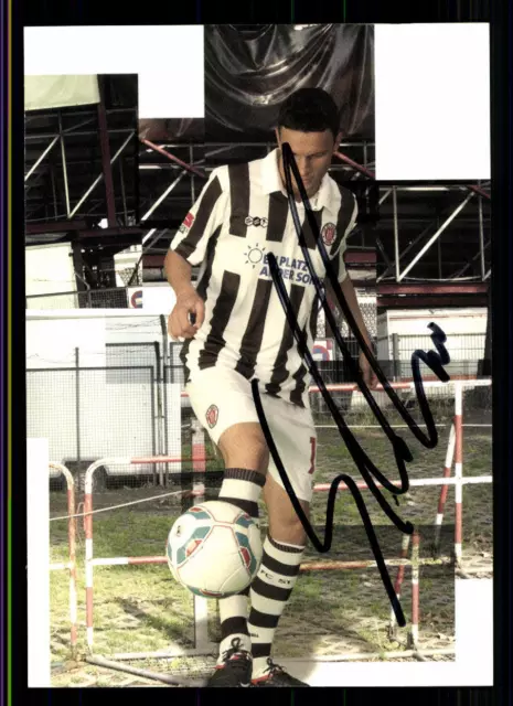 Cartolina autografata Petar Sliskovic FC St Pauli originale firmata + A 119316