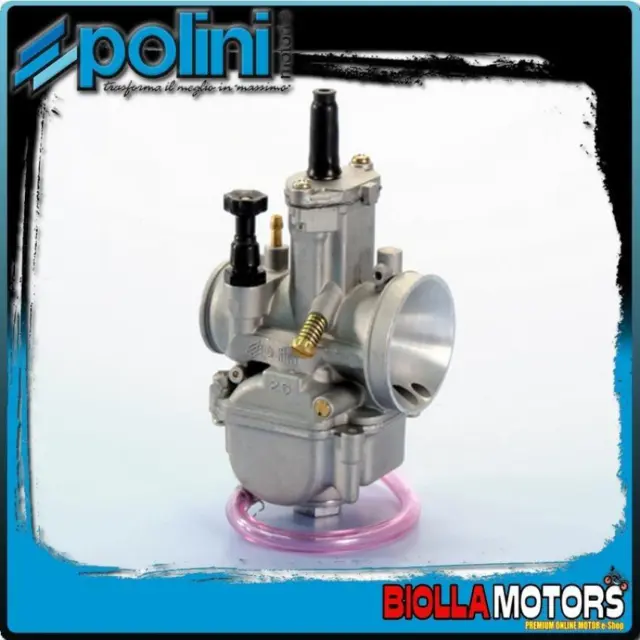 201.0169 Carburatore Polini 30 Gilera Typhoon 50 Xr (2000) Valvola Piatta