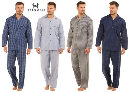 Haigman Mens/popeline 100% Coton 7491 Pyjamas