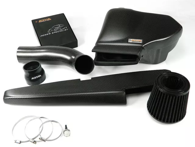 Arma Opaca Carbonio Airbox Kit Aspirazione Aria - VW Golf 7 Gti + Golf R 2.0 TSI