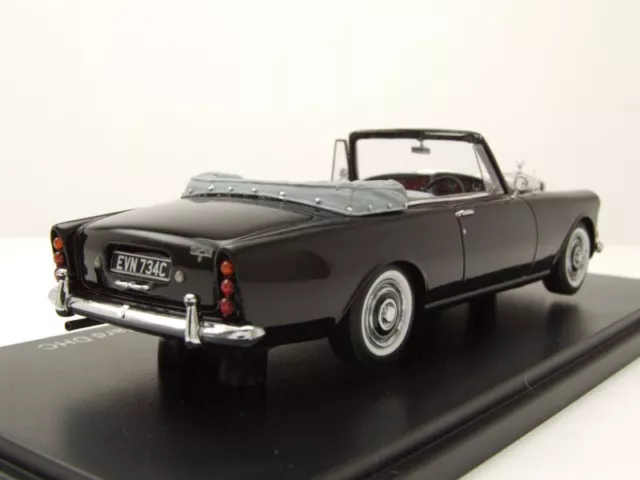 Rolls Royce Silver Nuage III Cabriolet Rhd 1963 Noir Modèle 1:43 Neo Échelle 2