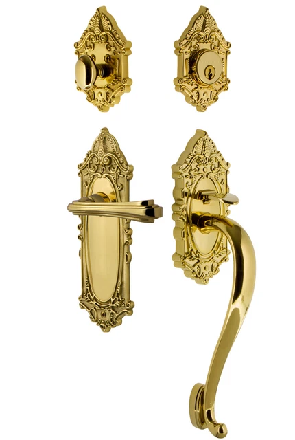 Nostalgic Warehouse VICFLR_ESET_238_SG_RH Victorian Right Handed - Brass