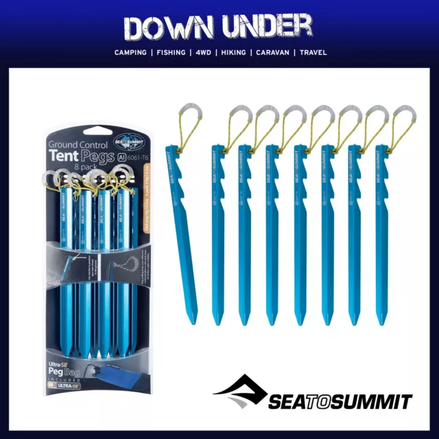 Sea To Summit Ground Control Tent Pegs - 8 Pack