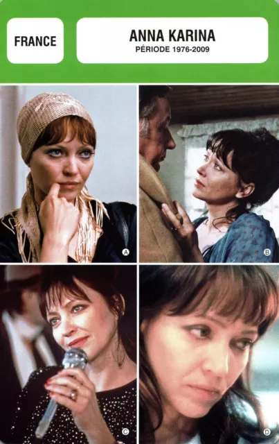Fiche Cinéma  - Actrices - ANNA KARINA 1976-2009
