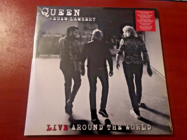 Queen Adam Lambert ‎Live Around The World Double LP RED Vinyl - BRAND NEW SEALED