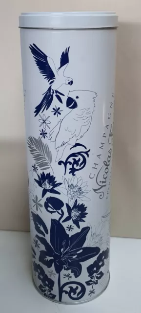 Champagne Nicolas Feuillatte Special Edition Gift Bottle Tin Birds - No Contents