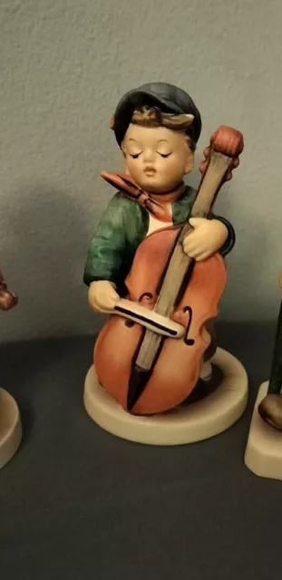 M. I. Hummel “Sweet Music” #786 Figurine Boy Playing Cello. W. Germany.