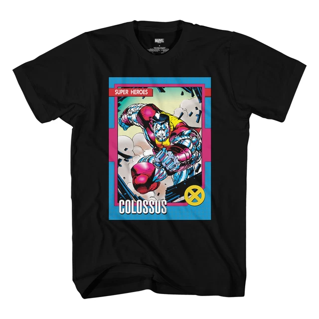 X-MEN COLOSSUS 90'S Trading Card by Jim Lee Marvel Comics Adult T-Shirt ...