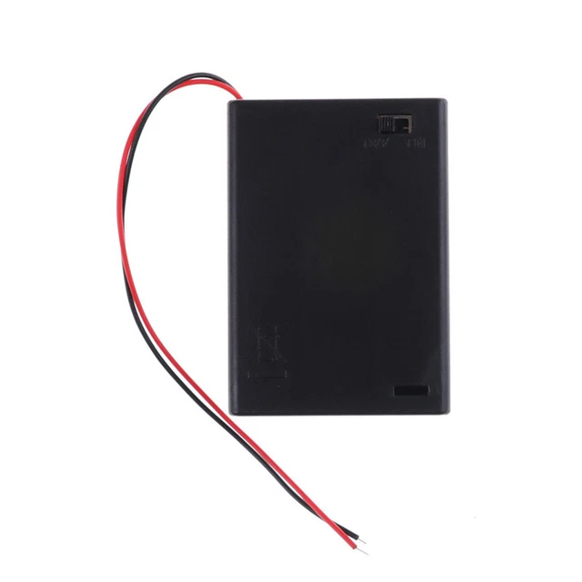 4.5V 3 AA Battery Holder Case Cell with ON/OFF Toggle Switch Box Pack Cover  FF