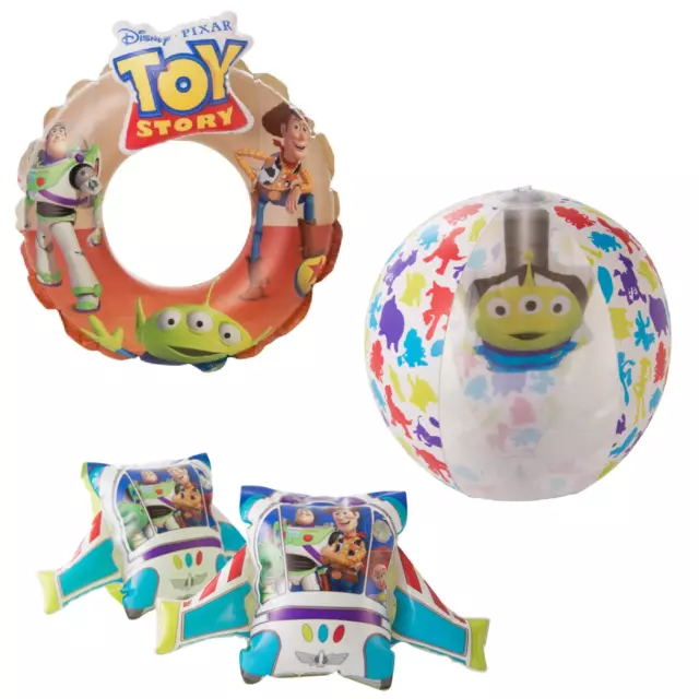 Toy Story 3D Inflatable Armbands Swim Ring Beach Ball Kids Boys Girls Arm Bands