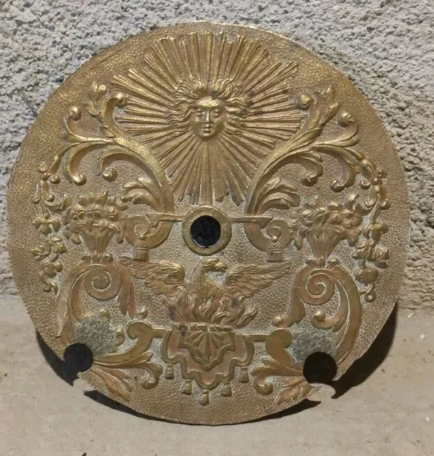 soleil en bronze pour balancier d horloge pendule refabrication