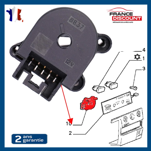 Commande De Ventilation Chauffage Pour Boxer Jumper Ducato Après 2006 - Neuf, Pièce De Rechange Générique