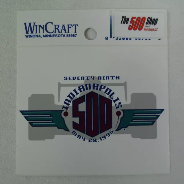 1995 Indianapolis 500 Event Collector Decal New Old Stock
