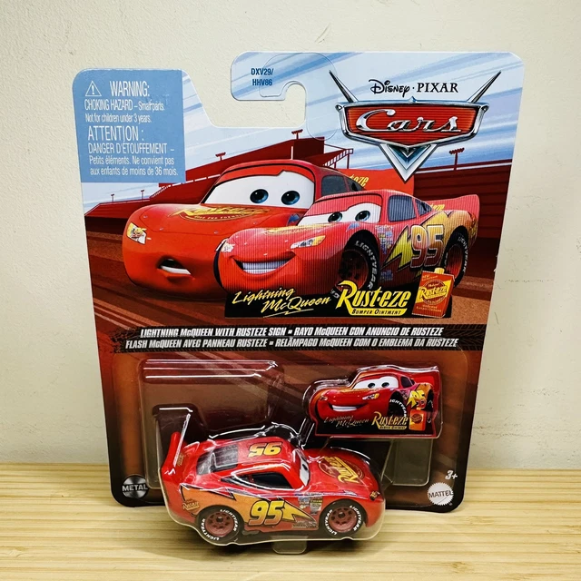DISNEY PIXAR DIECAST Cars - Lightning McQueen with Rusteze Sign $24.95 ...