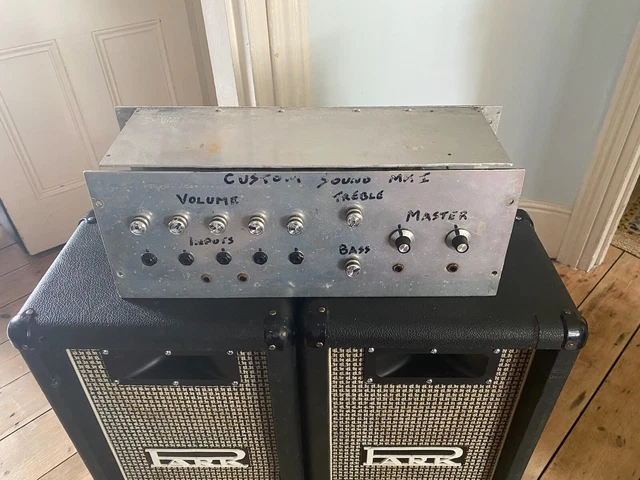 Vintage Custom Sound prototype SS Stereo PA / Guitar amp - amplifier 1973