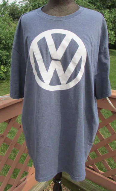 VW Official Volkswagen Blue T-Shirt Sz XXL 2XL
