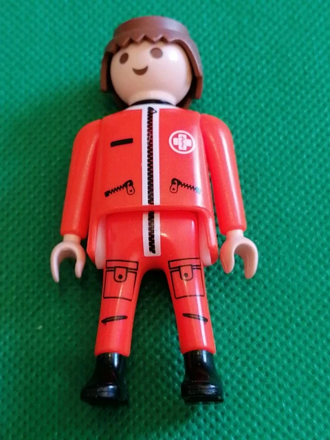 PLAYMOBIL personnage homme ferme fermier moto pirate éboueur ambulance médecin