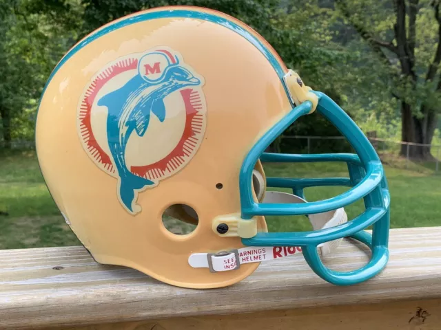 VTG Riddell Replica NFL MIAMI DOLPHINS HELMET Full Size L Display Costume