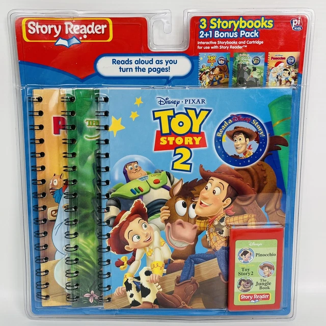 STORY READER X Disney (3) Storybooks Cartridge Toy Story 2 Jungle Book