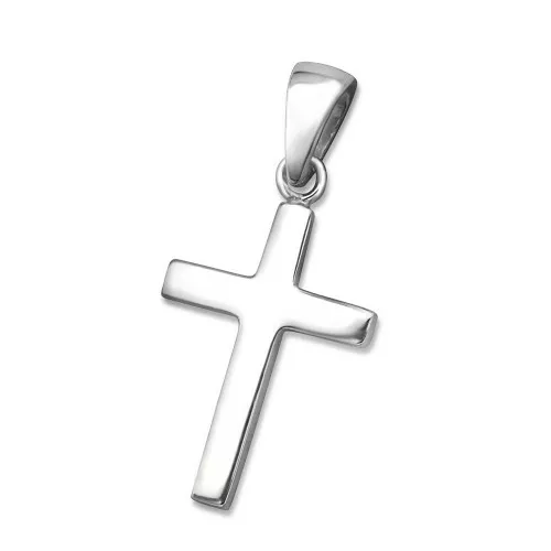 925 Sterling Silver Cross Pendant Necklace Design 9 (Chain Included)