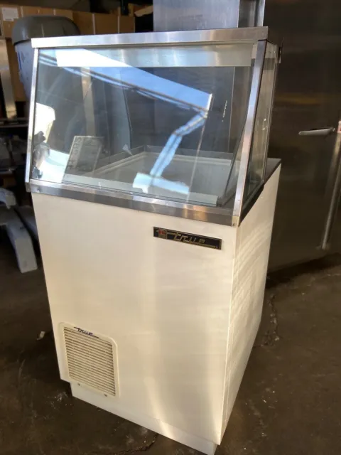 27" Ice Cream Dipping Cabinet 4 Hole Flavor True TDC-27 Display Freezer #8592
