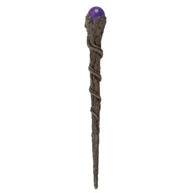 Branch Witch and Wizard Wand with Purple Sphere