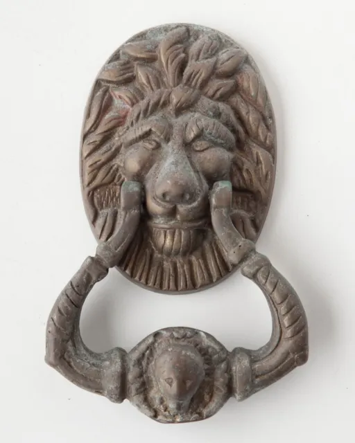 Antique Brass/Bronze Lion Head Door Knocker