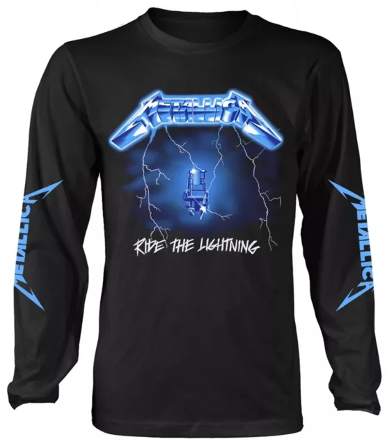 Metallica 'Ride The Lightning' (Black) Long Sleeve Shirt - NEW & OFFICIAL!