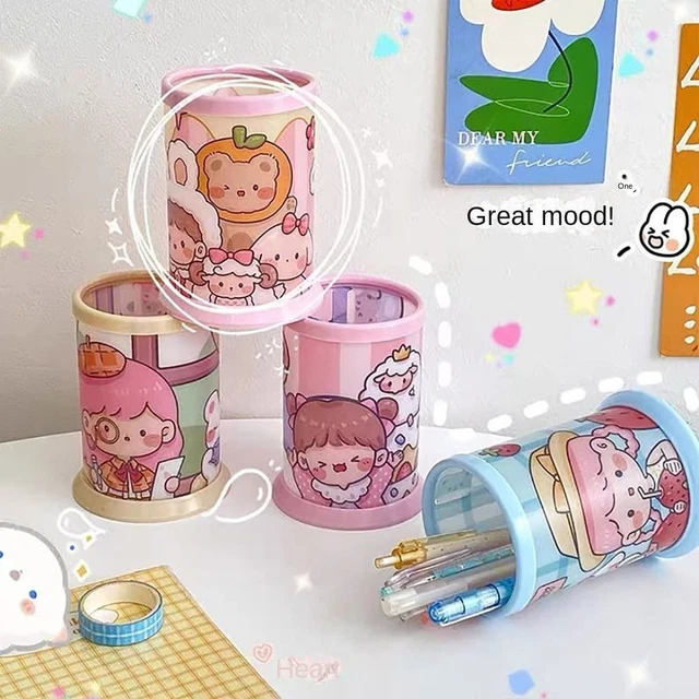 STATIONERY GIFTS CUTE Pencil Holder Cartoon Pen Container Desk