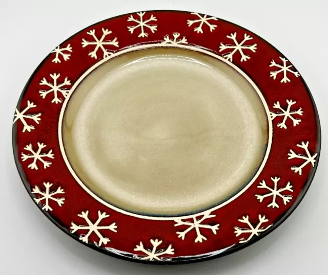 Pier 1 Imports Snow Flake Salad Plate Set Of 12