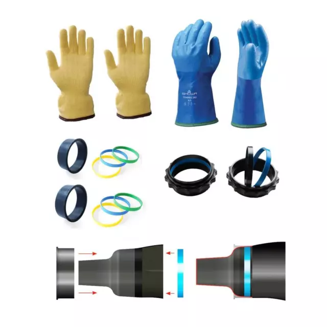 SF-1 TopDeal: SI TECH Trockentauchhandschuh - System Komplettset Quick Glove