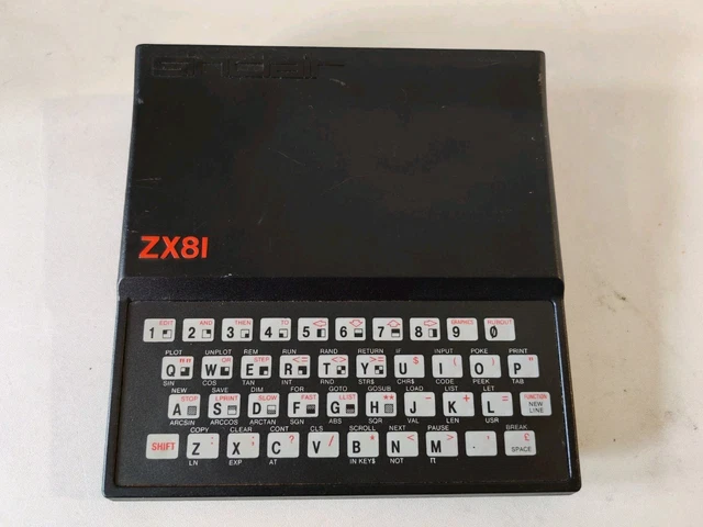 SINCLAIR ZX81 COMPUTER (Untested Spares Repairs) $41.22 - PicClick CA