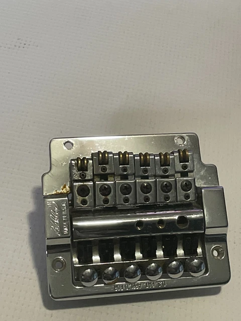 1980's Kahler 2300 Flatmount Chrome Guitar Tremolo Bridge