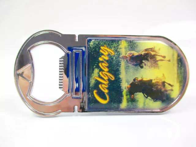 Calgary Canada Flaschenöffner Magnet Bottle opener Kanada Souvenir (396)