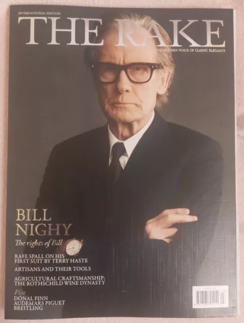 The Rake magazine #93 2024 Bill Nighy, Rafe Spall, Donal Finn, Audemars Piguet