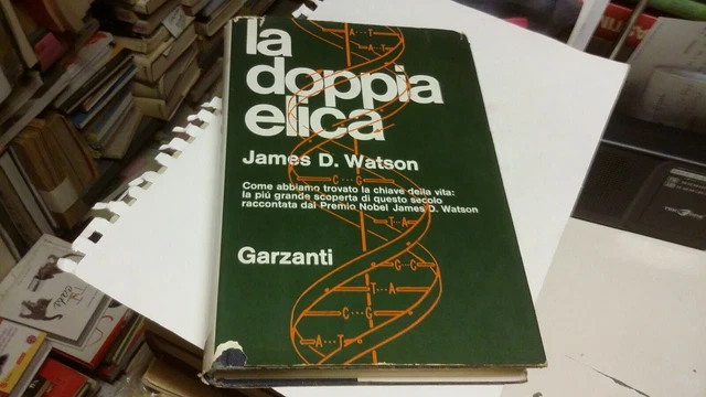 LA DOPPIA ELICA - WATSON - GARZANTI -- 2a ED. - 1968 -6mr22 LA DOPPIA ELICA - WATSON - GARZANTI -- 2a ED. - 1968 -6mr22