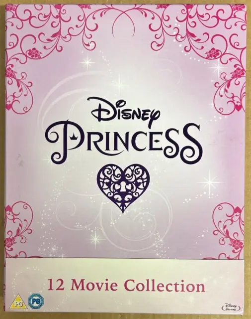 Disney Princess Complete 12 Movie Collection [BluRay] Preowned