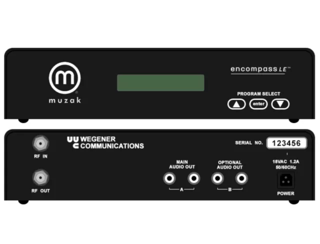 Muzak Encompass LE Wegener Communications