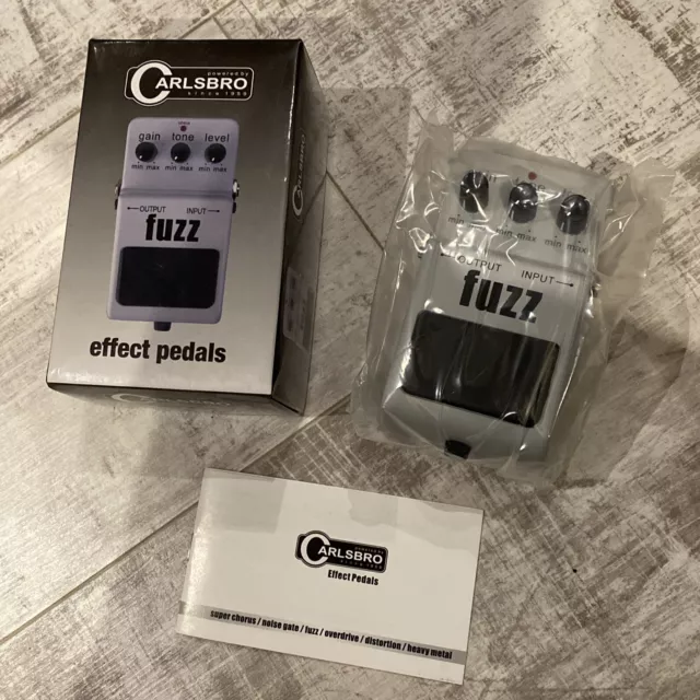 Rare Carlsbro Fuzz Distortion Guitar Effects Pedal