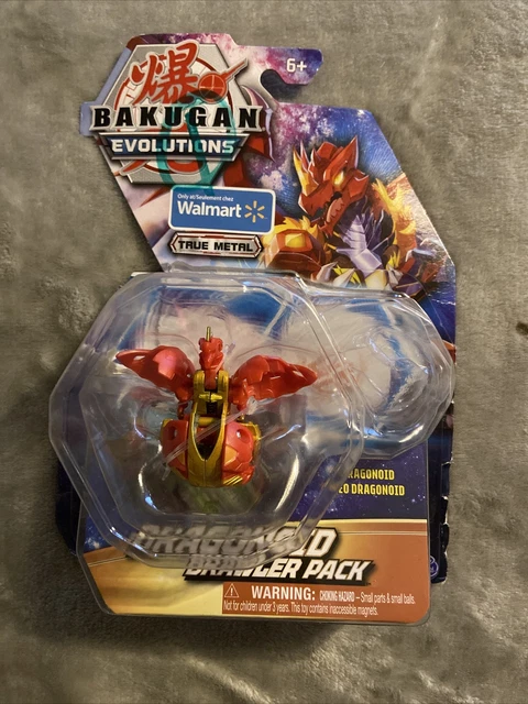 Bakugan Evolutions Dragonoid Brawler Pack Walmart Exclusive True Metal