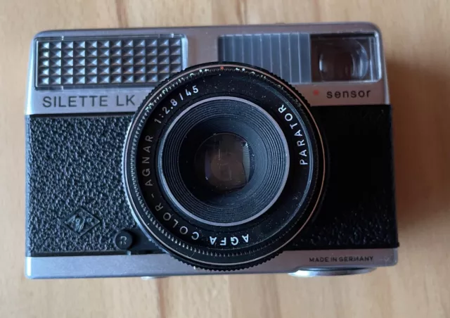 Agfa Silette LK Sensor Sucherkamera mit Ledertasche