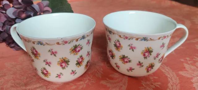 Roy Kirkham Petite Rose Fine Bone China Large Breakfast Cup 1996 England Mug 2X