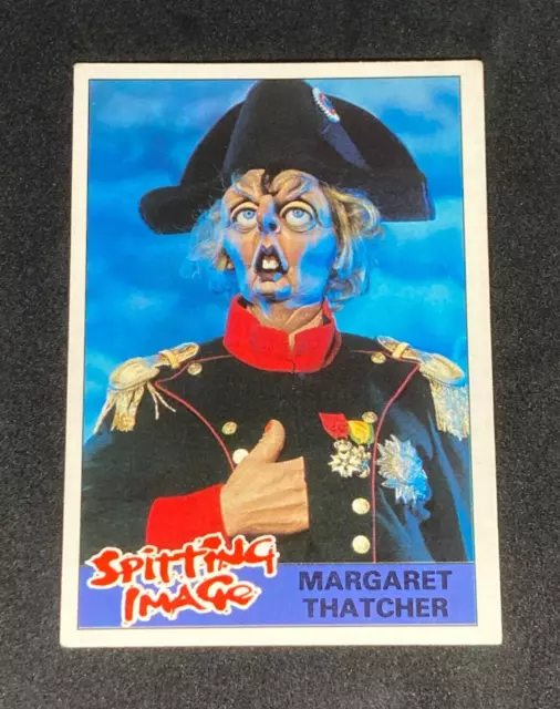 Margaret Thatcher Spitting Image Topps Trading Card NO.4 Politics
