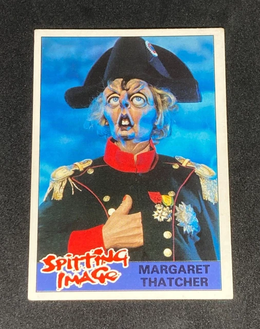 Margaret Thatcher Spitting Image Topps Trading Card NO.4 Politics