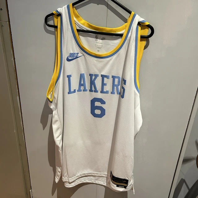 LEBRON JAMES JERSEY 23 LA LAKERS Swingman Jersey Size 54 XL