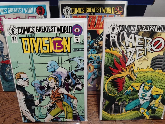 Comics Greatest World Dark Horse Lot Weeks 1-4 Barb Wire Ghost VF NM Wht Pgs Key