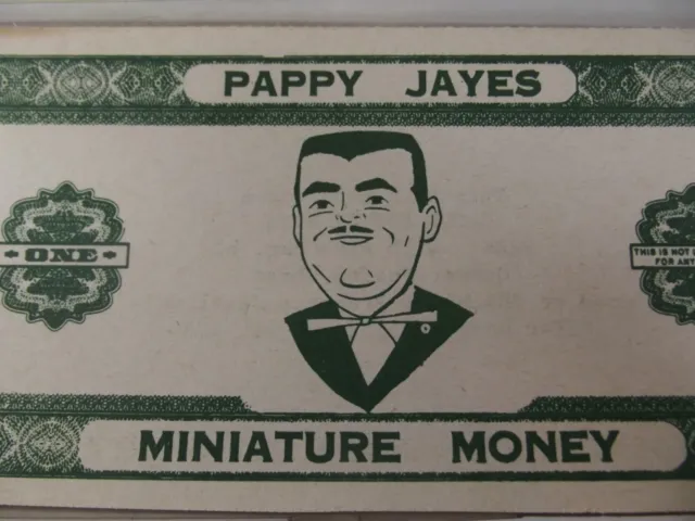 VINTAGE 1959 "PAPPY JAYES"Quaker Oats"FREE KITE" PUFFED WHEAT Paper MONEY COUPON