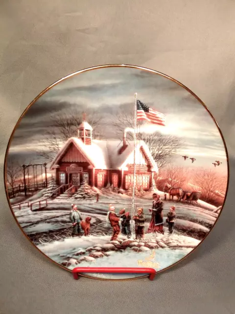 Plate  "  America !"  Bradford Collection    8.5 "-21 cm
