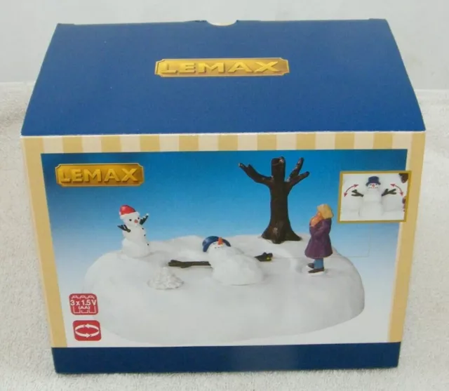 New! 2015 Lemax Christmas Snowman Angel, 54927, Nib, Snow Man
