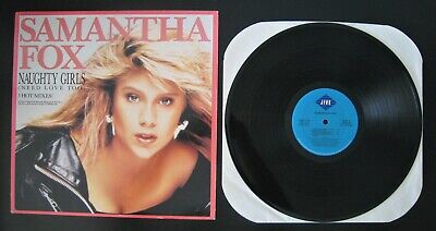 Samantha Fox Naughty Girls Need Love Too (1987) 12 Inch Vinyl Jive 1084-1-JD